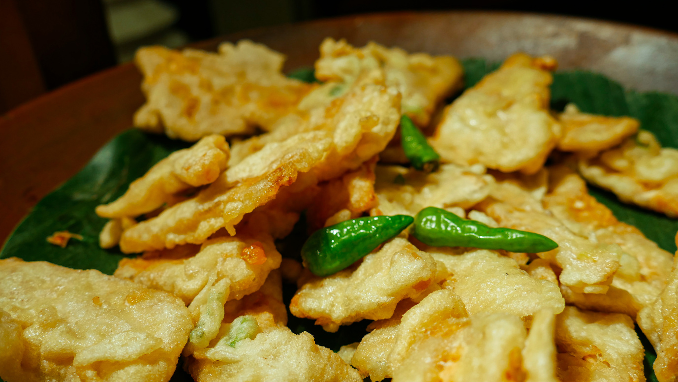 Deep fried tempeh