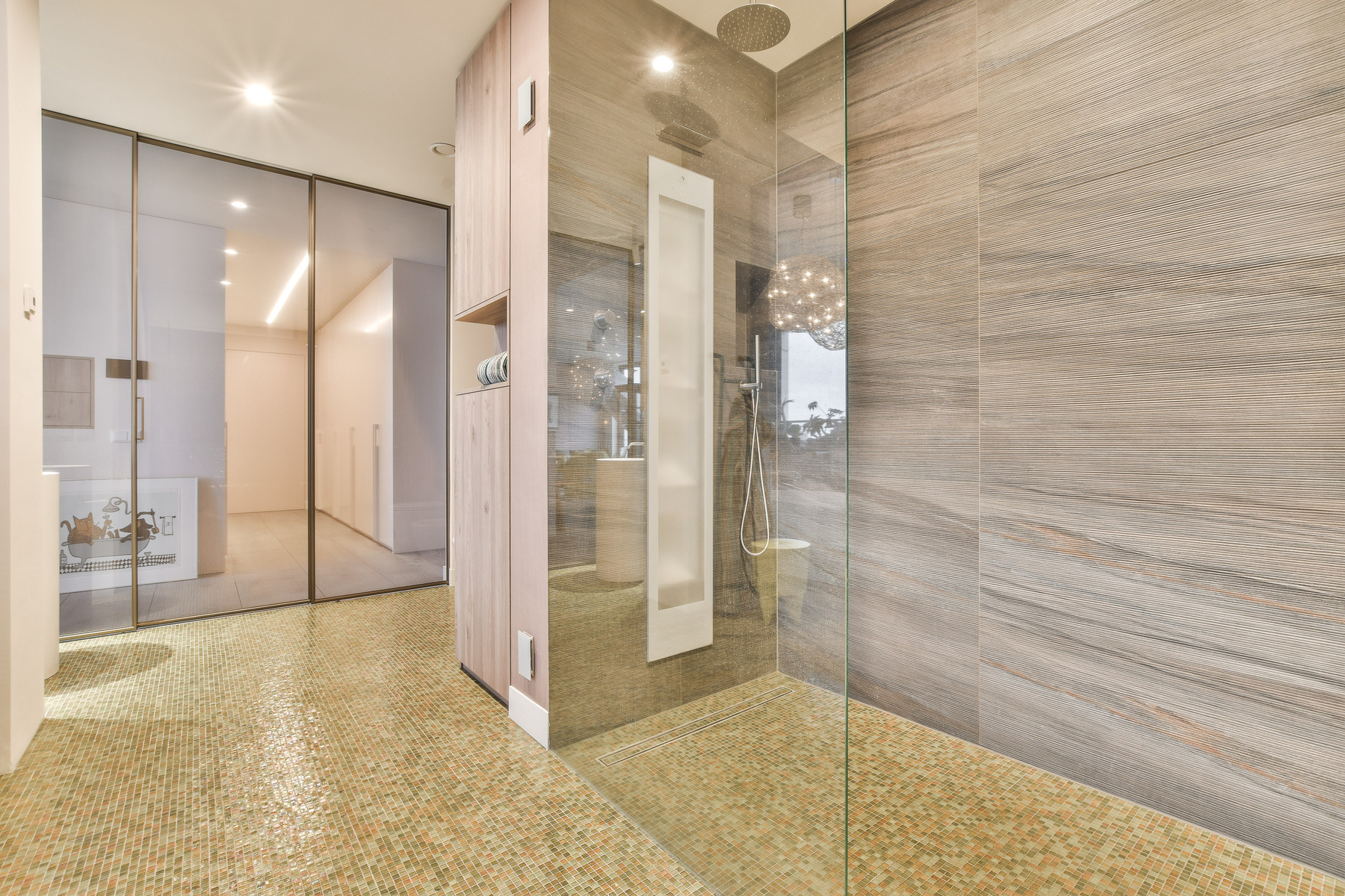 Modern Shower Stall